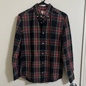 NWT Crewcuts Boys Plaid Long Sleeve Button Down Shirt size 14